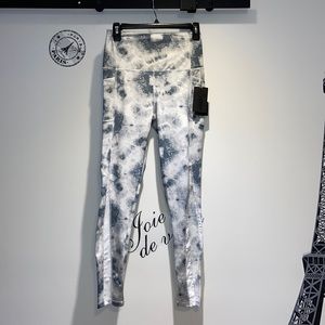 Legging Brand- BSP Color- white/ grey Size M